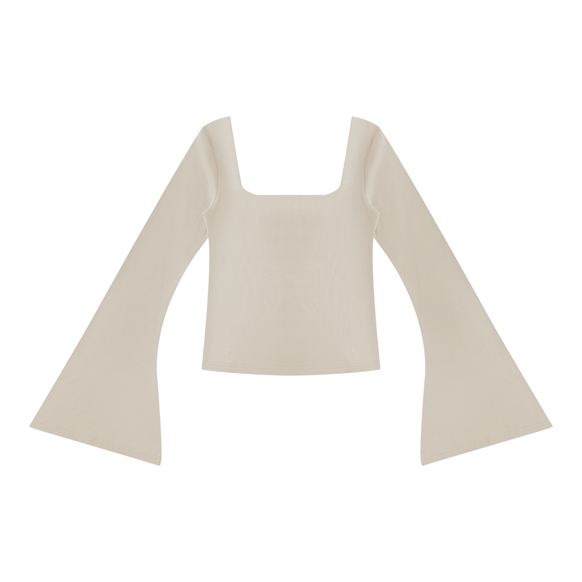 Women's Ruched Bell Sleeve T-Shirt