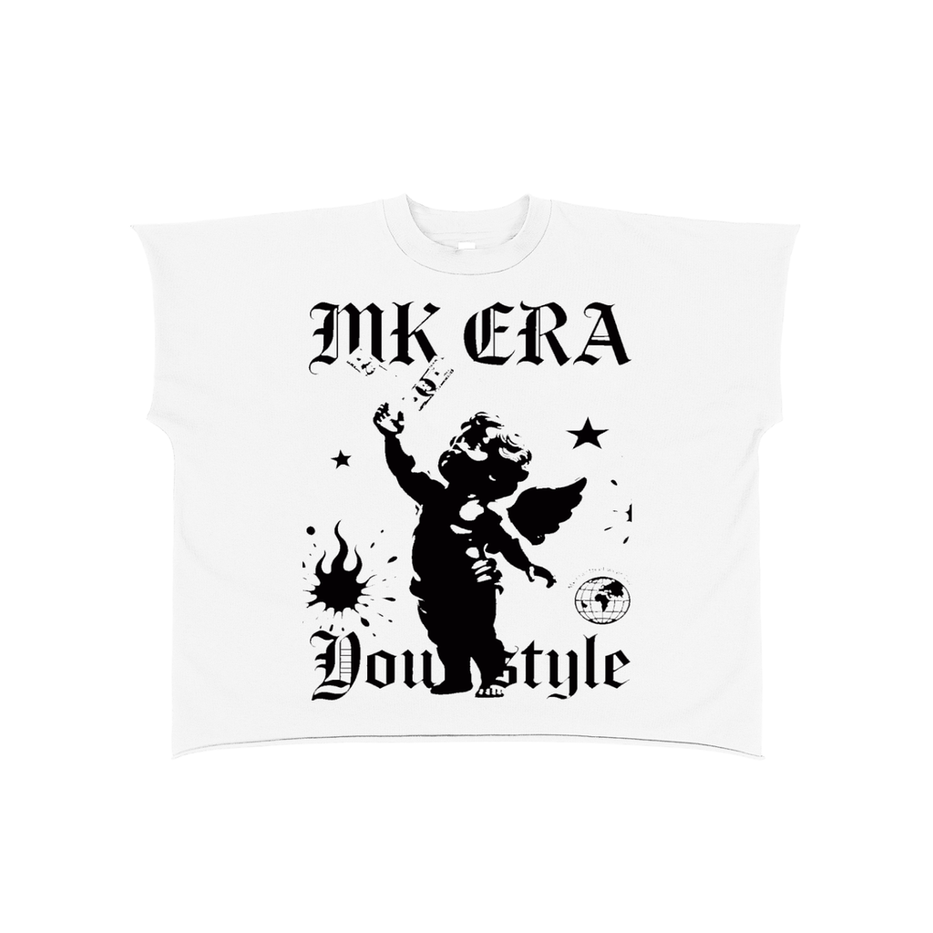 Raw Edge Boxy Non-Shrink T-Shirt