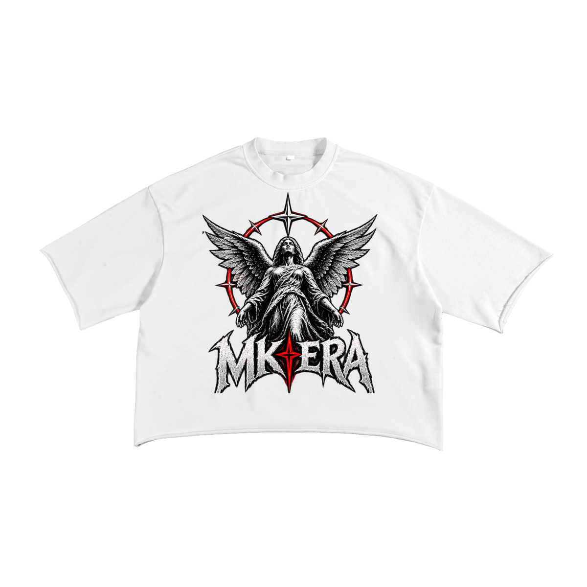 French Terry Raw Edge T-Shirt