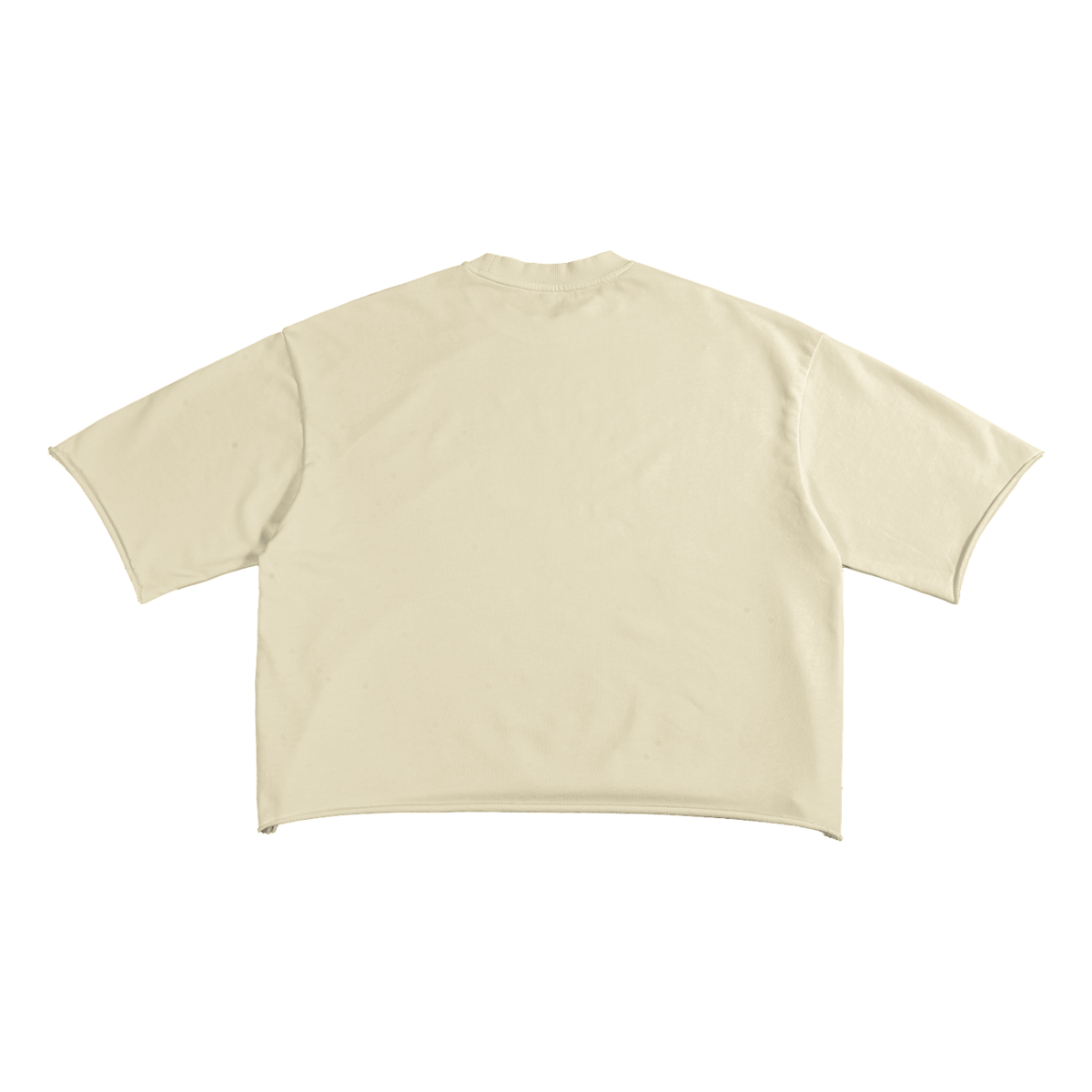 French Terry Raw Edge T-Shirt