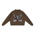 Essential Fleece Mock-Neck Crew Sweatshirt