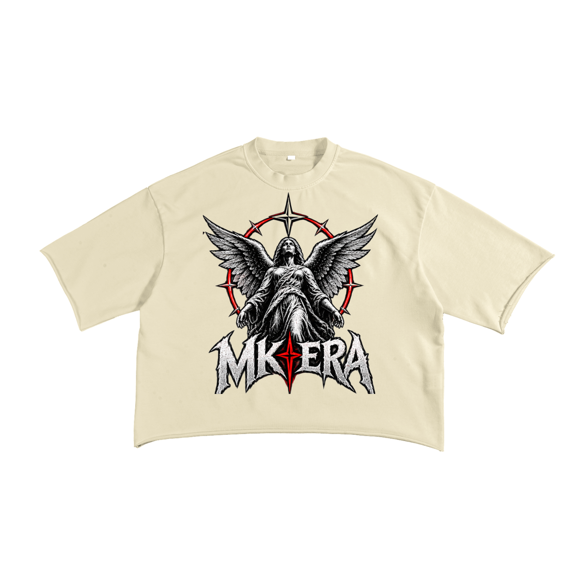 French Terry Raw Edge T-Shirt