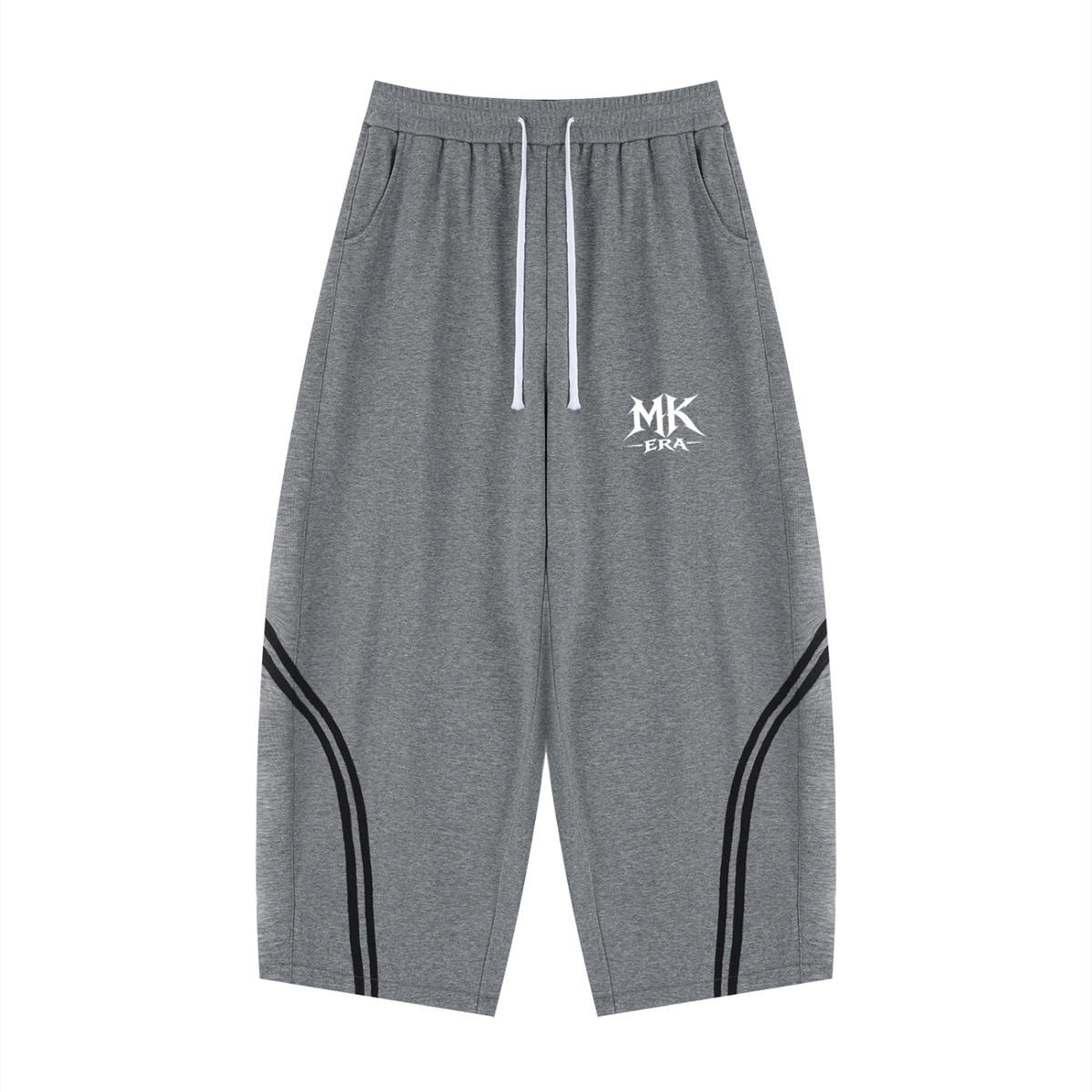 Unisex Wide Leg Piping Sweatpants