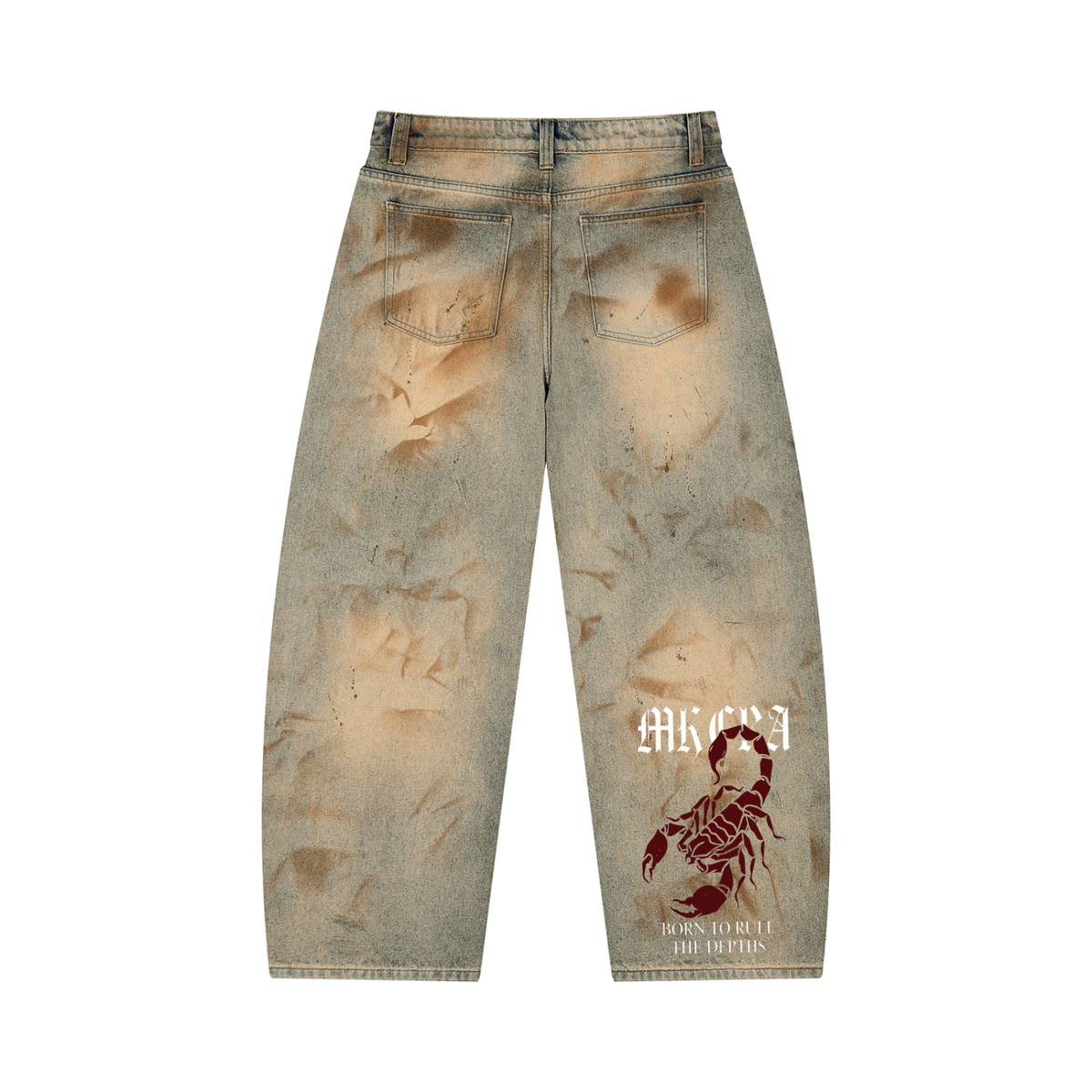 Men’s Vintage Wash Barrel Leg Jeans