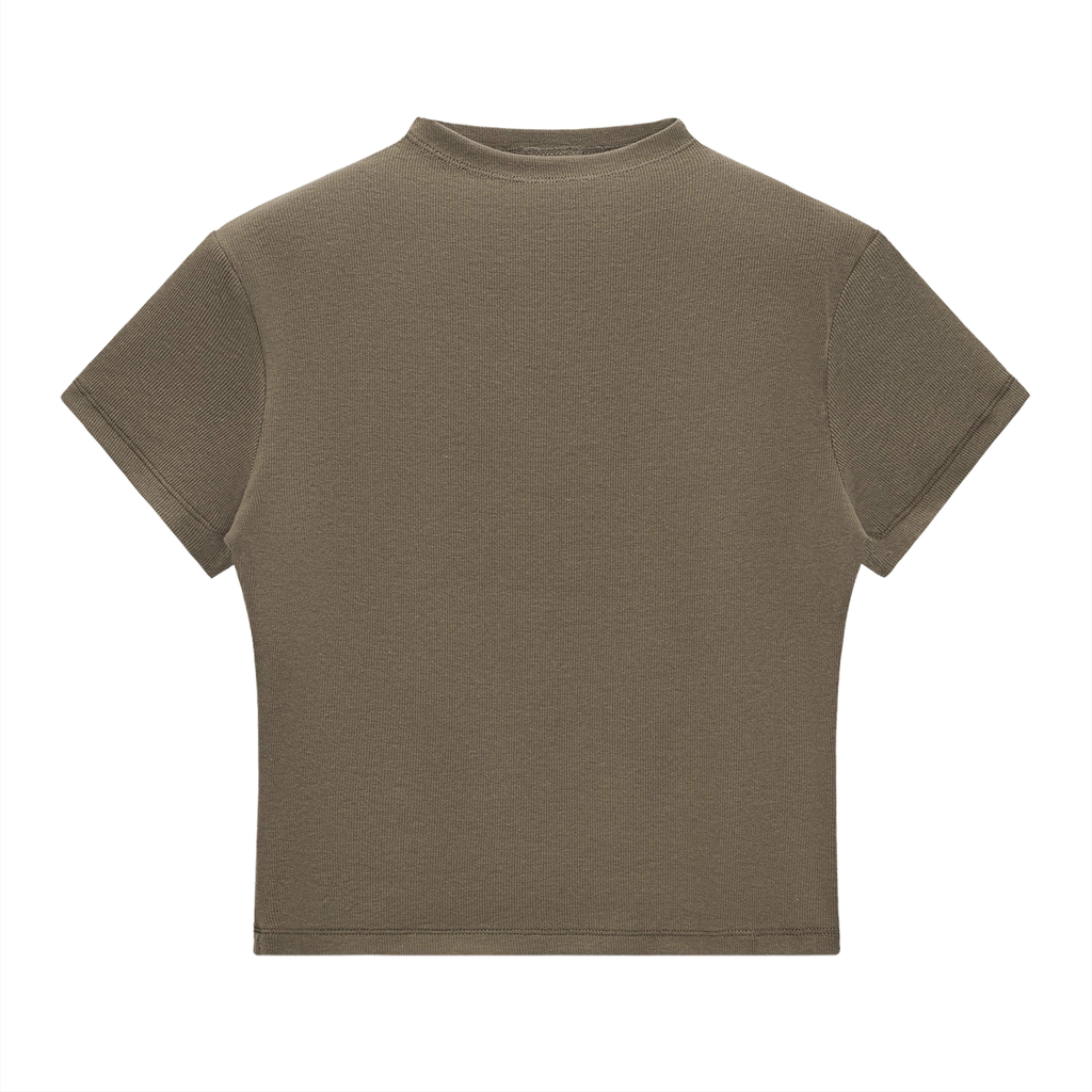 Essential Slim Fit Mock Neck T-Shirt